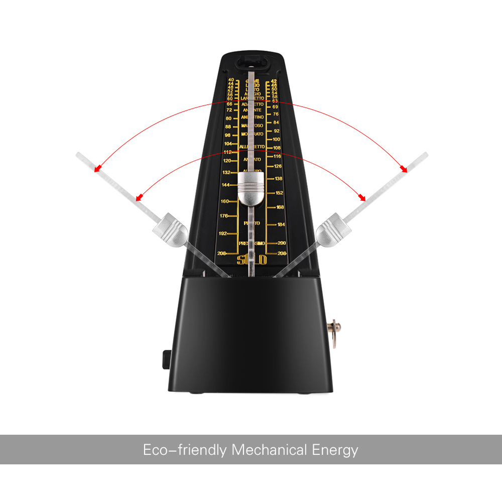 Musical Instrument Veena - Metronom mekanik Universal standar bahan ABS