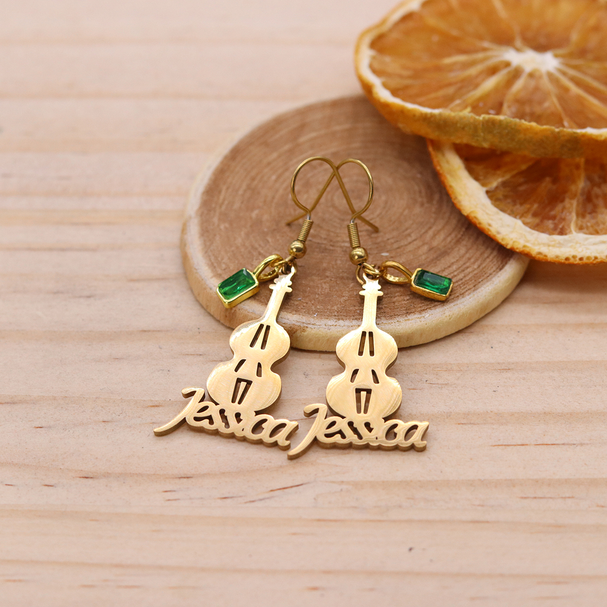 Musical Instrument With Names - Anting Biola Nama Kustom Chandler dengan