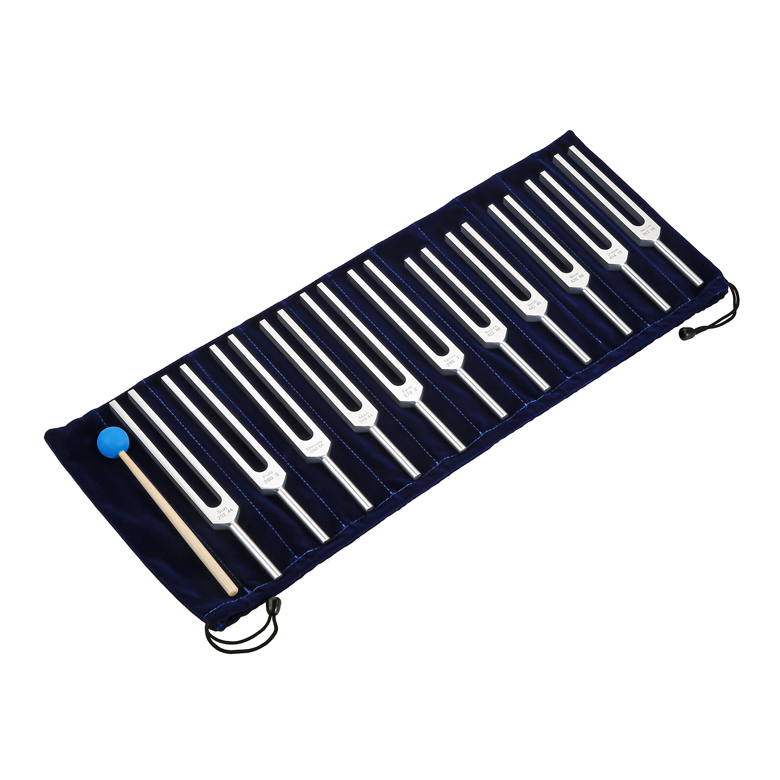 Musical Instrument Kit - 11 Buah/Set Garpu Tala Silikon Tas
