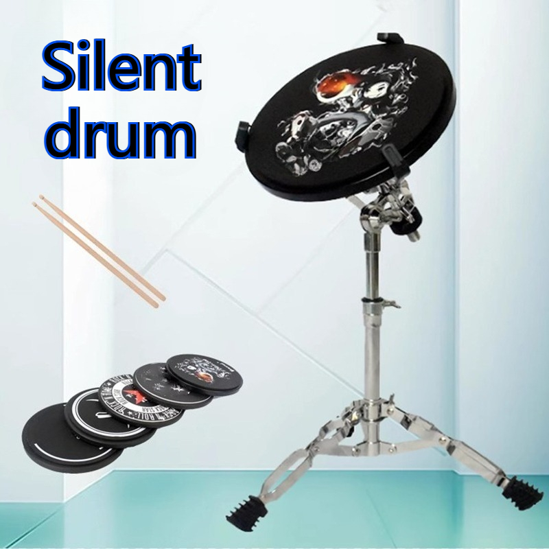 Musical Instrument Kit - Drum Senyap Silikon 12 Inci, Kit