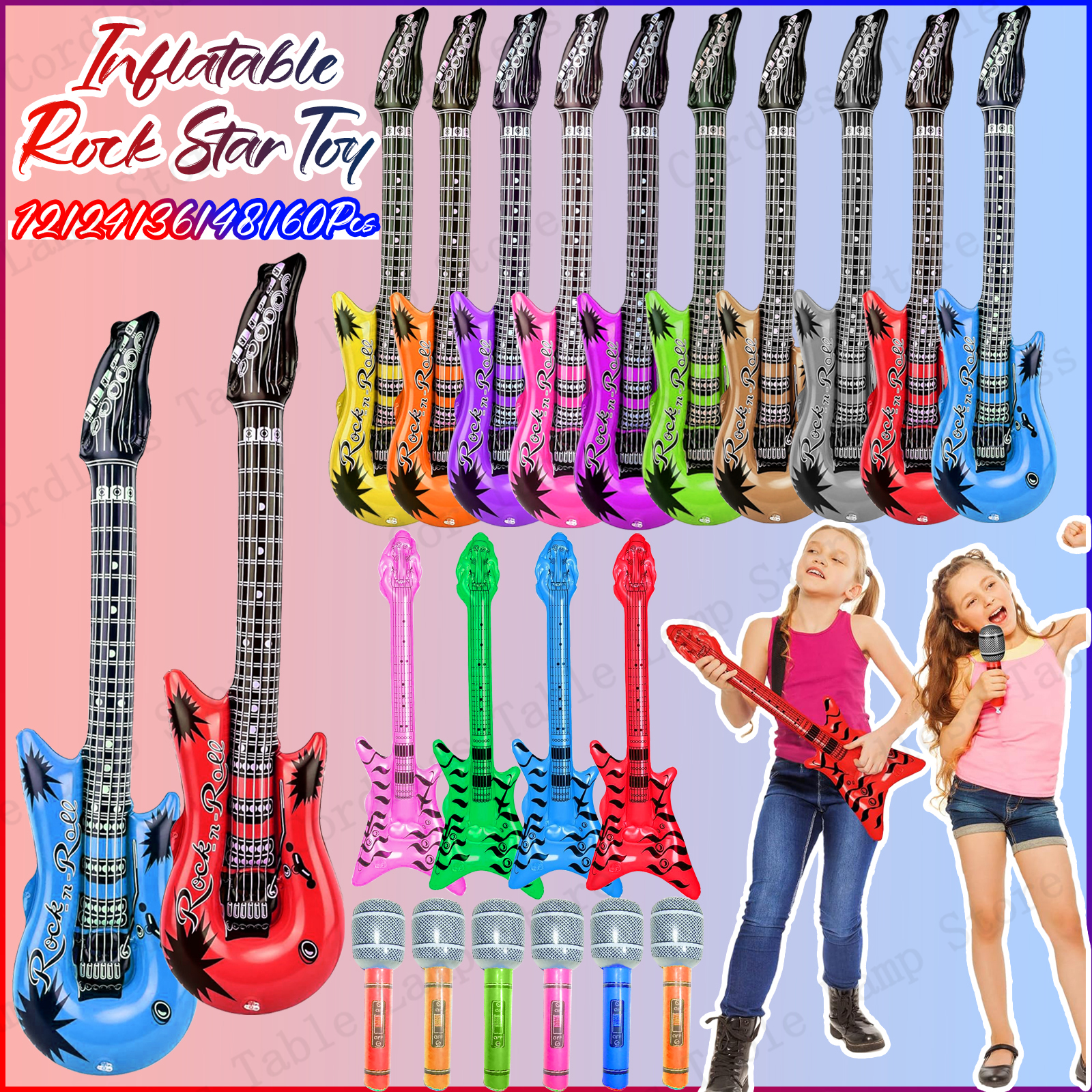 Musical Instrument You Blow Into - 12-60 Buah Mainan Bintang Musik Tiup