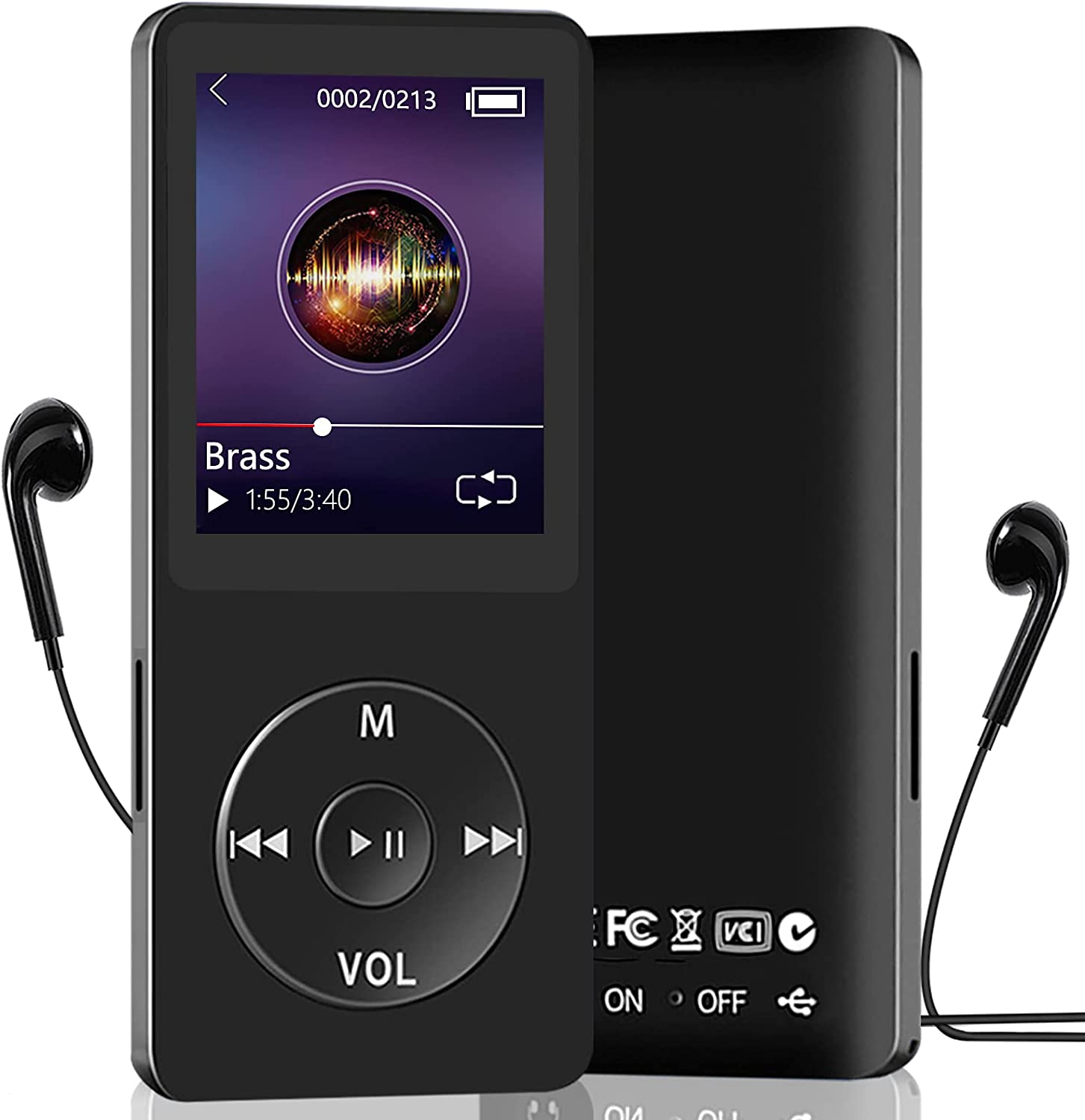 Musical Instrument Image - X02 Layar 1.8 ''4GB Suara Lossless
