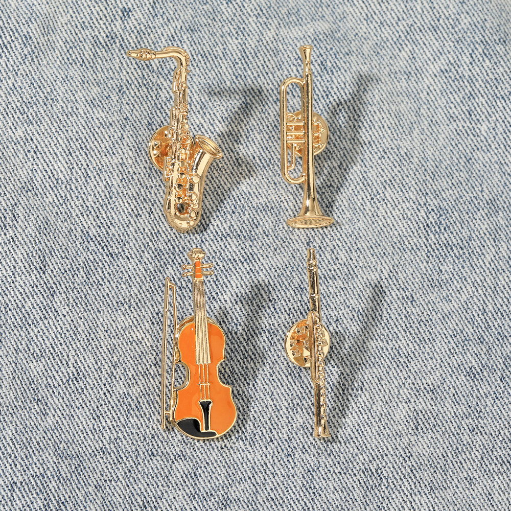Musical Instrument Veena - 4 Gaya Klasik Terompet Flute Biola