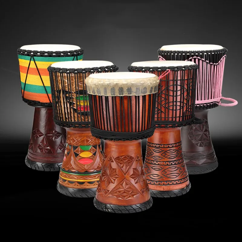 Musical Instrument Kit - 12 Inch Djembe Mahogany African Drum