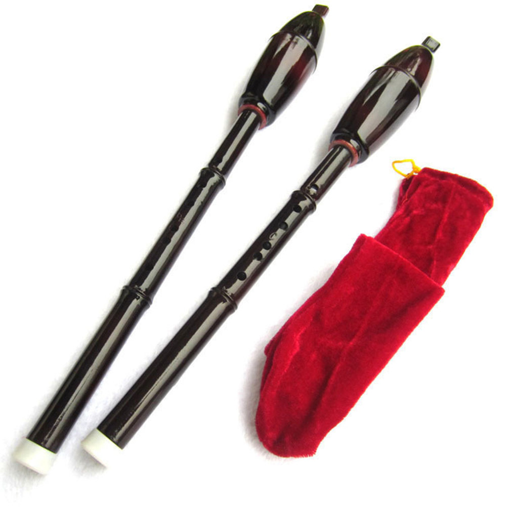 Musical Instrument You Blow Into - 1Set Bawu Resin Instrumen Tradisional Vertikal
