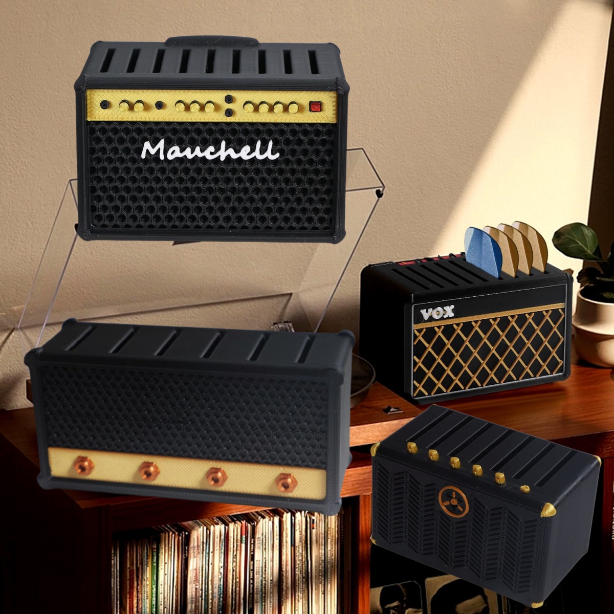 Cajon Musical Instrument - Tempat Pick Gitar, Tempat Pick Speaker