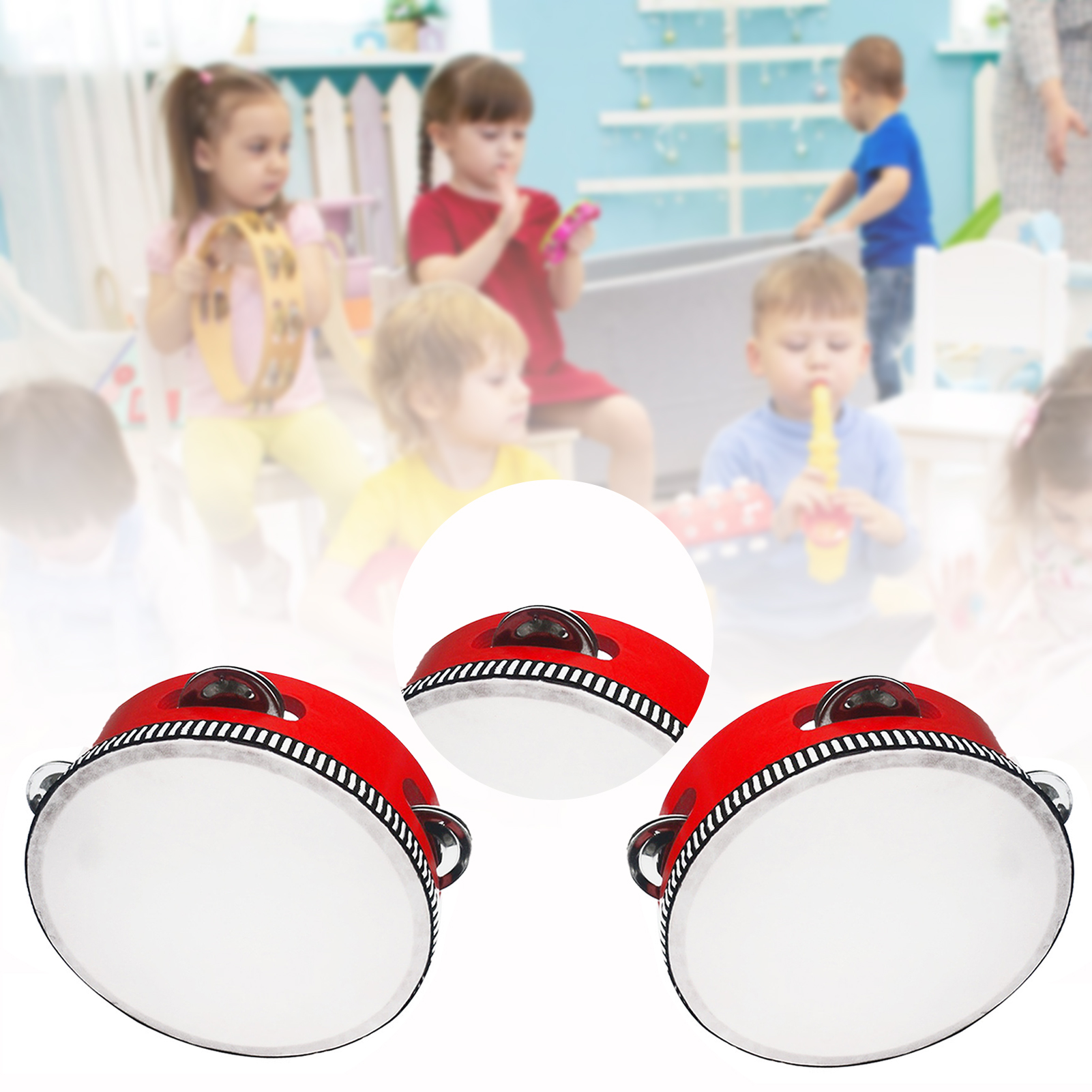 Tambourines For Children Porta - Musical Instrument Kit ulasan dan harga