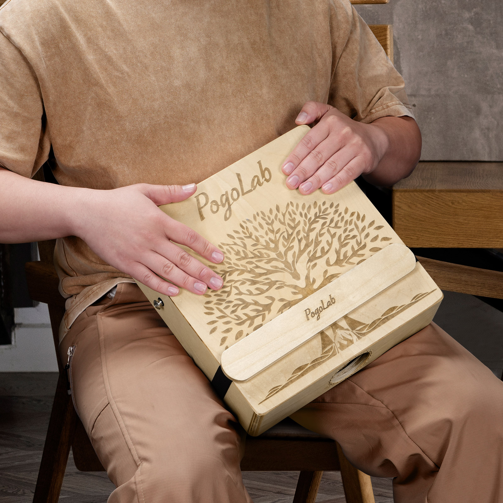 Pogolab Cajon Portabel dengan  - Cajon Musical Instrument ulasan dan harga