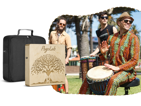 Pogolab Cajon Portabel dengan  - Cajon Musical Instrument ulasan dan harga