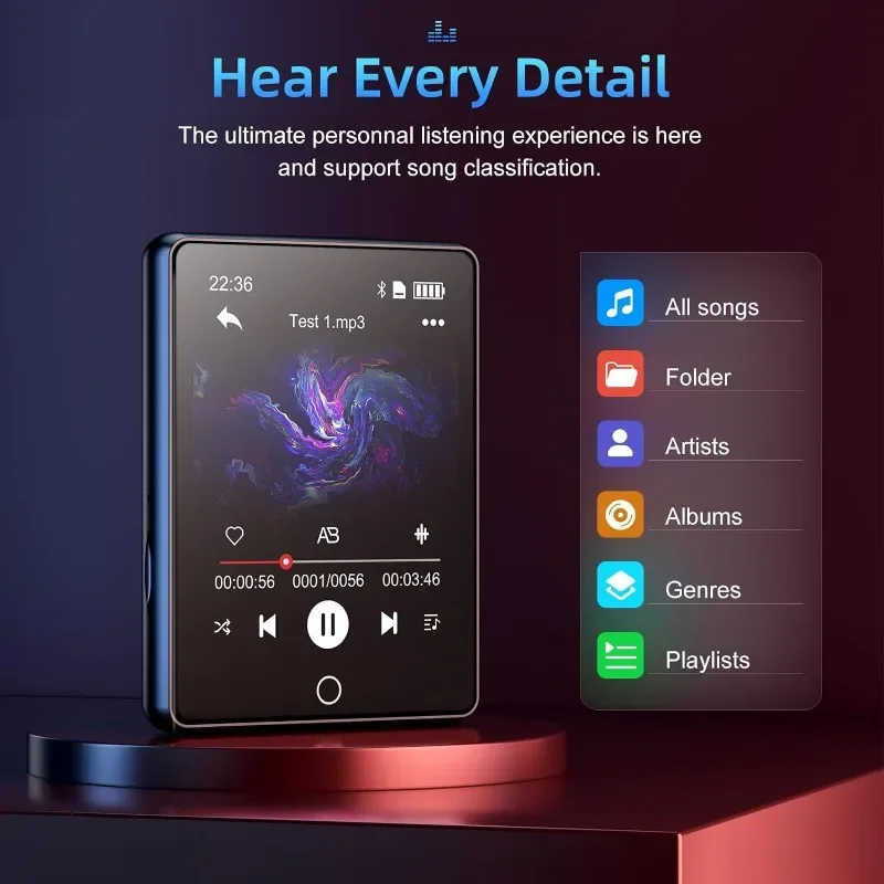Pemutar MP3 Bluetooth 2.8 laya - Musical Instrument Image ulasan dan harga