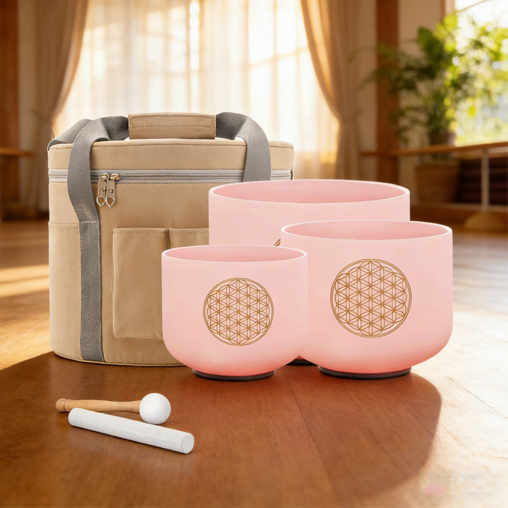 Hye-eun Set 3pcs Mangkuk Krist - Tibetan Singing Bowl ulasan dan harga
