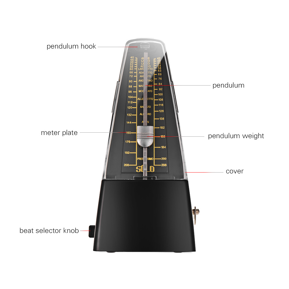 Metronom mekanik Universal sta - Musical Instrument Veena ulasan dan harga