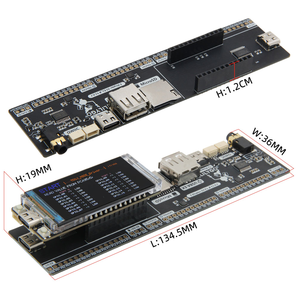 T-Display-S3 Papan Pengembanga - Musical Instrument Digital Interface (Midi) ulasan dan harga