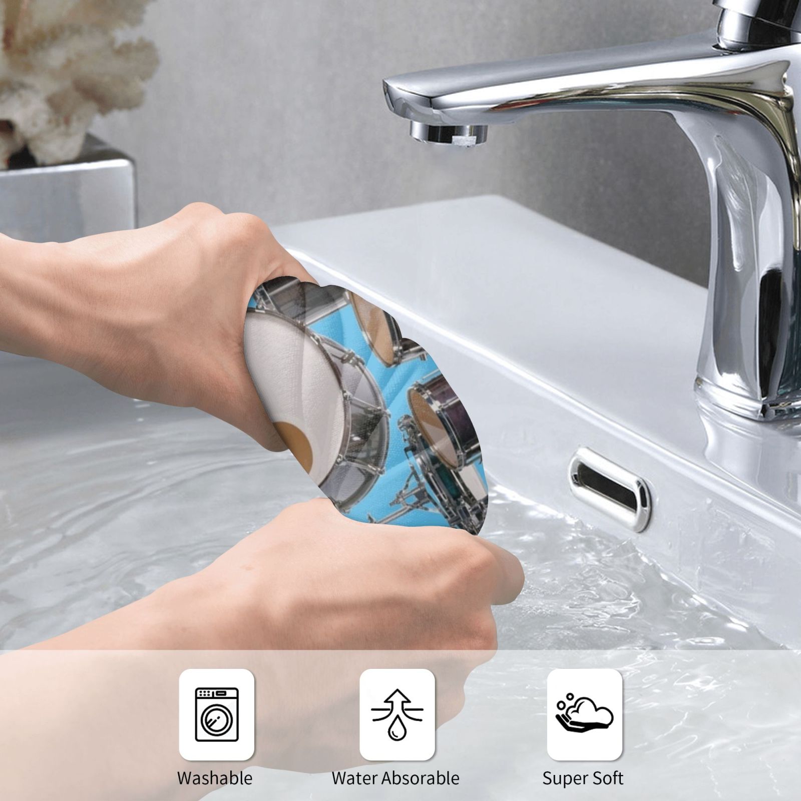 Ilustrasi Drum Handuk Mandi Ba - Musical Instrument Image ulasan dan harga