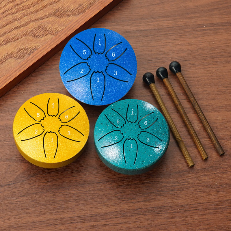 Steel Tongue Drum Portable Rai - Musical Instrument With Hand ulasan dan harga