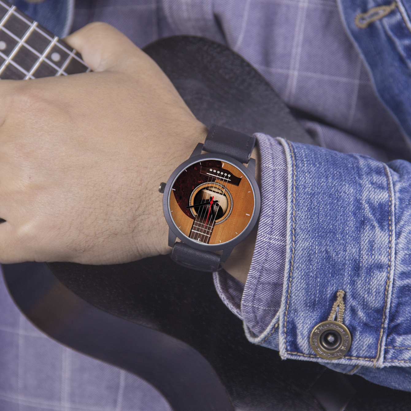 Jam tangan Quartz Pria instrum - Musical Instrument With Names ulasan dan harga