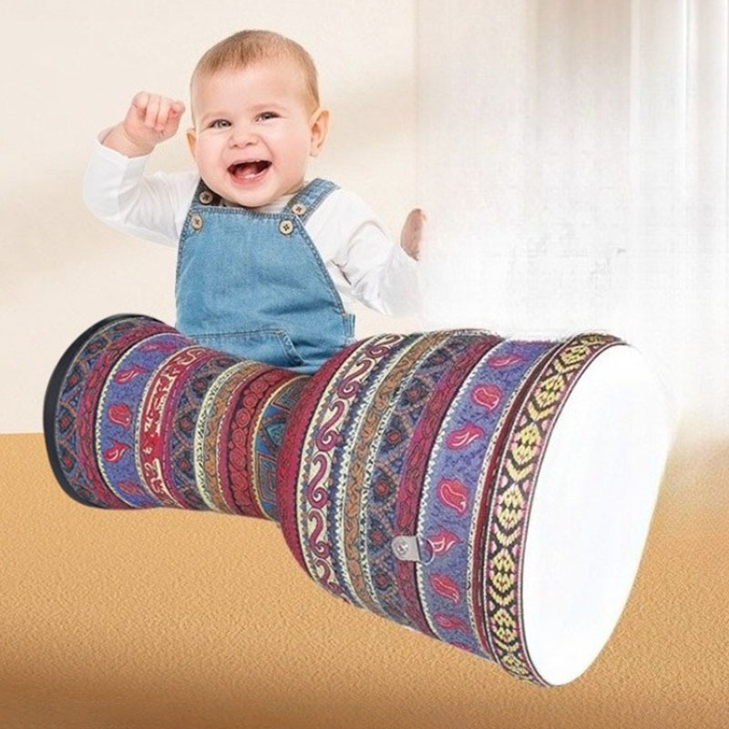 Drum Djembe 10 Inci Drum Afrik - Musical Instrument Kit ulasan dan harga