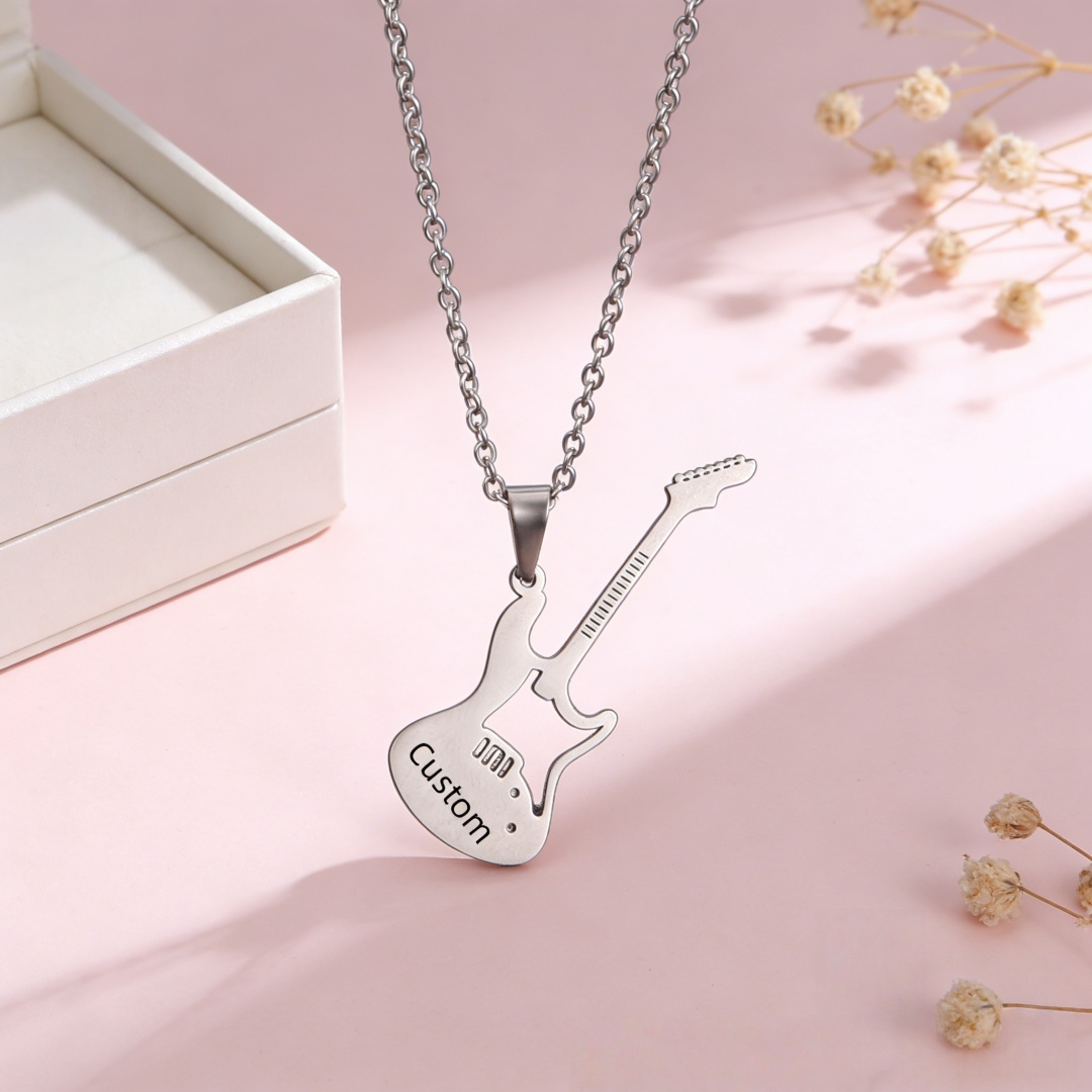 Kalung Gitar Instrumen Musik d - Musical Instrument With Names ulasan dan harga