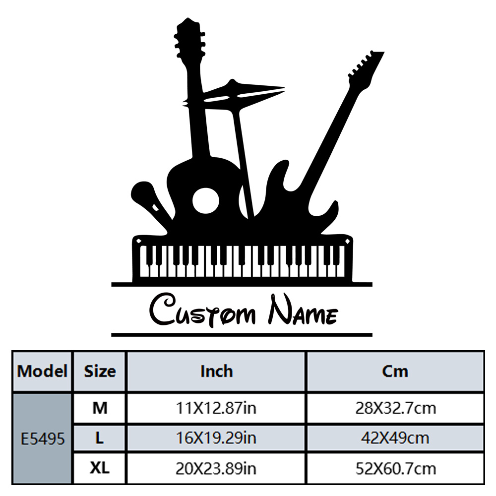 1 Buah Stiker Dinding Nama Kus - Musical Instrument With Names ulasan dan harga