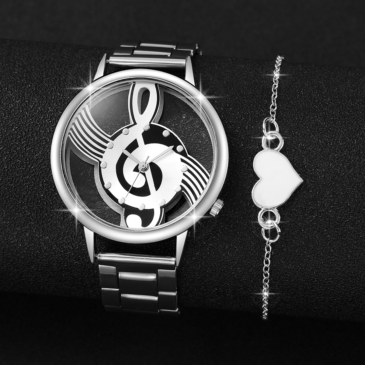 Jam tangan musik wanita, 2 bua - Musical Instrument Jewelry ulasan dan harga