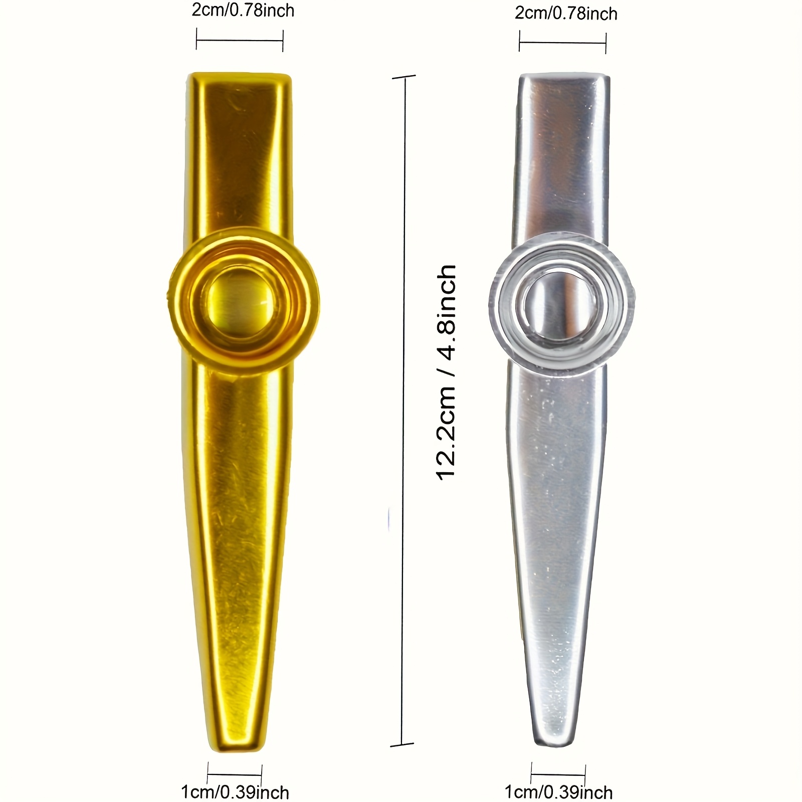 7 Buah Kazoo Logam Desain Sede - Musical Instrument Veena ulasan dan harga