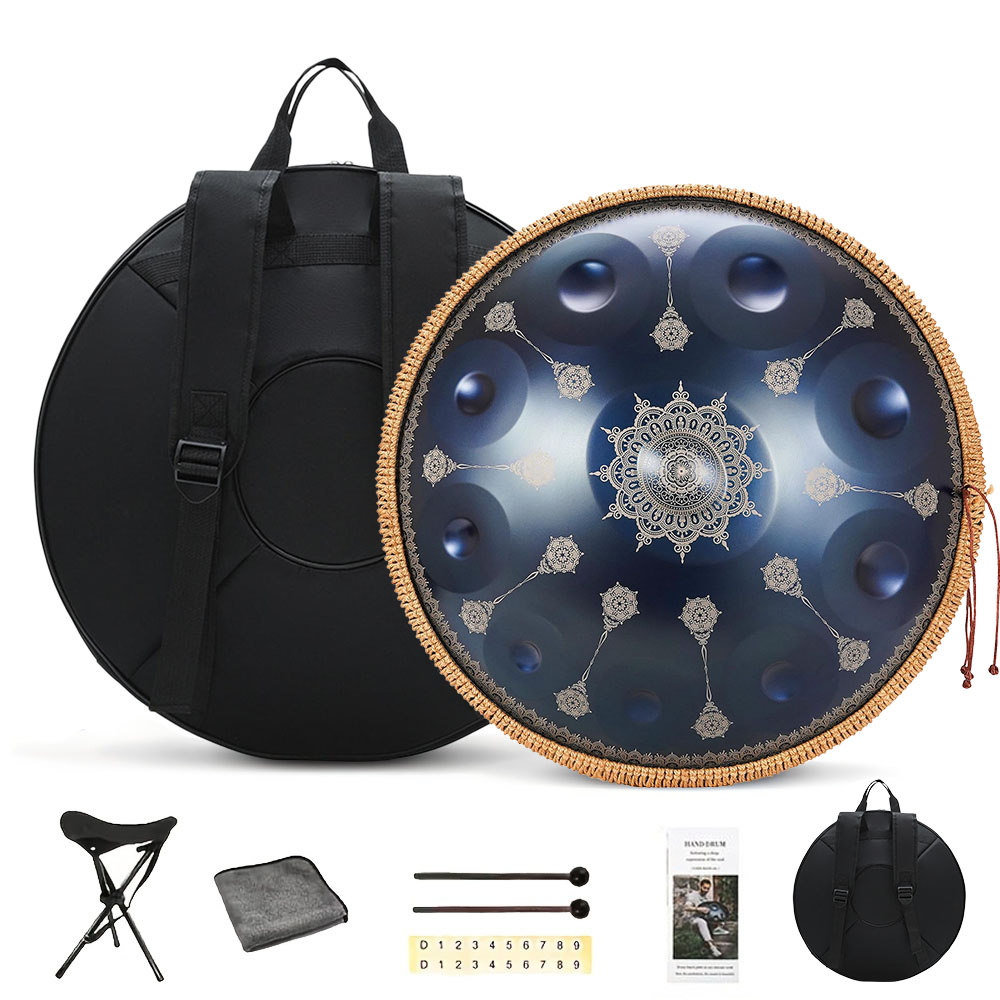 Drum Handpan 10 Nada 22 Inci d - Musical Instrument With Hand ulasan dan harga