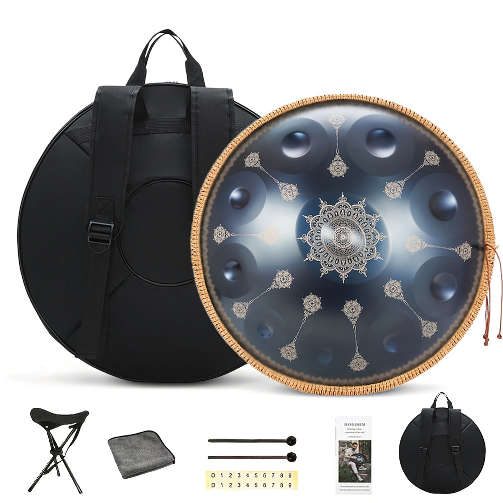 Drum Handpan 10 Nada 22 Inci d - Musical Instrument With Hand ulasan dan harga