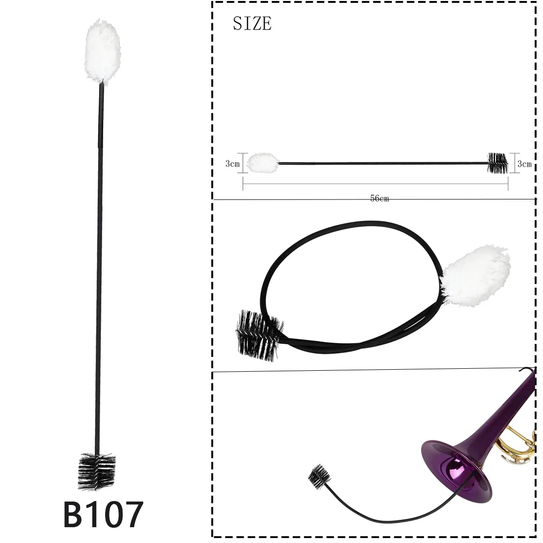 Sikat Pembersih Instrumen Alat - Musical Instrument Cornet ulasan dan harga