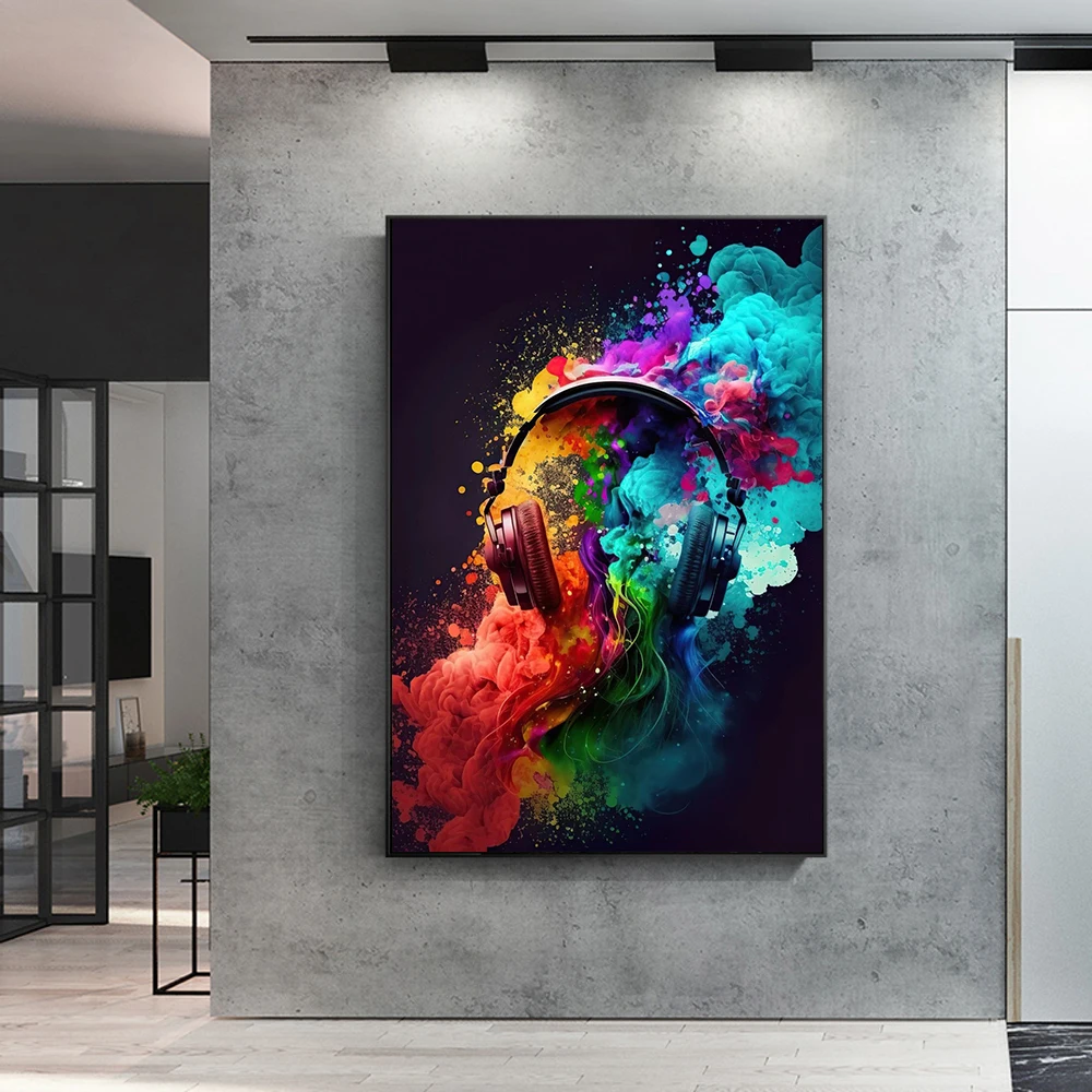 Poster catatan musik warna-war - Musical Instrument Image ulasan dan harga