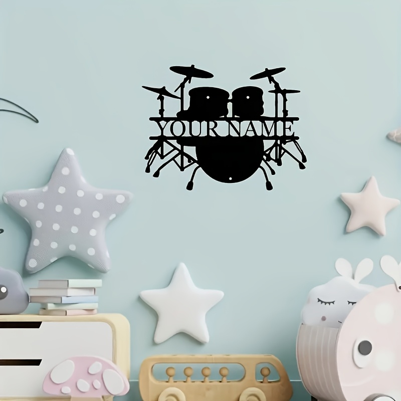 Papan Seni Dinding Logam Set D - Musical Instrument With Names ulasan dan harga