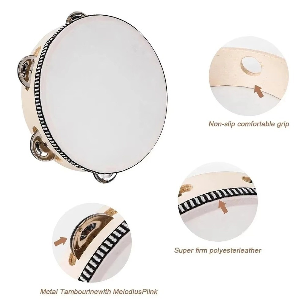 Drum Genggam 4/6/8/10 Inci Dru - Musical Instrument With Hand ulasan dan harga
