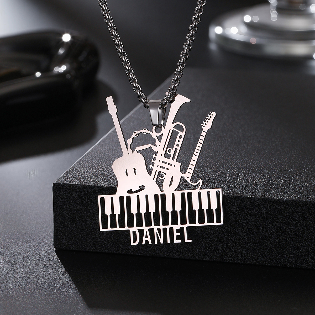 Kalung Nama Kustom untuk Wanit - Musical Instrument With Names ulasan dan harga