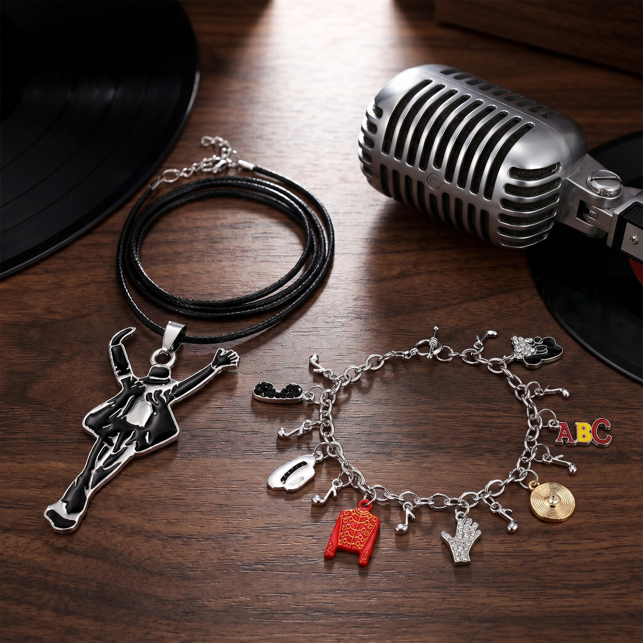 Set Perhiasan Michael Jackson  - Musical Instrument Jewelry ulasan dan harga
