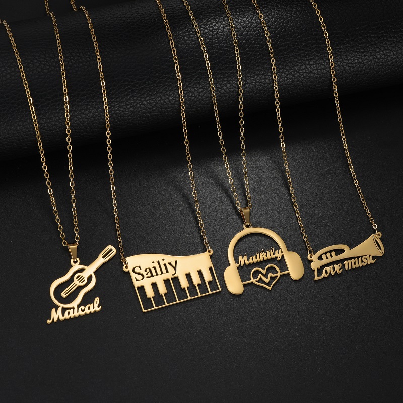 Kalung Liontin Instrumen Musik - Musical Instrument With Names ulasan dan harga