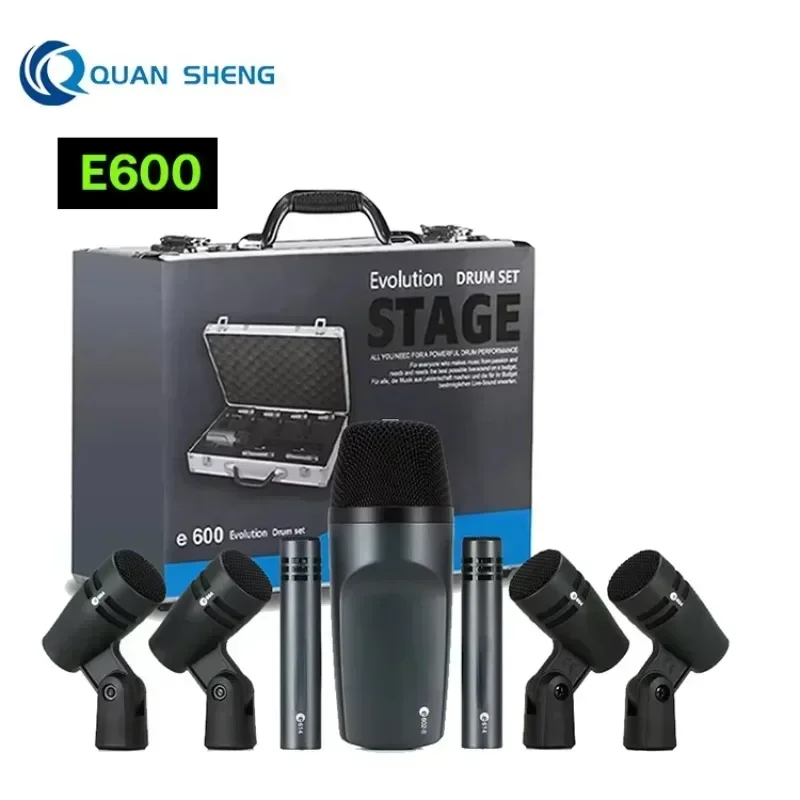 Tersedia Kit Mikrofon Drum E60 - Musical Instrument With A ulasan dan harga