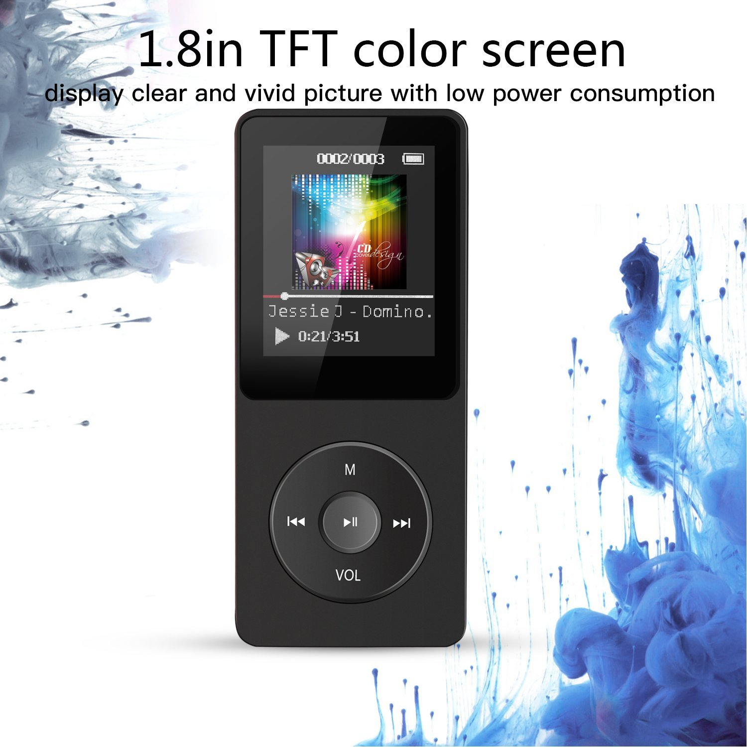 X02 Layar 1.8 ''4GB Suara Loss - Musical Instrument Image ulasan dan harga