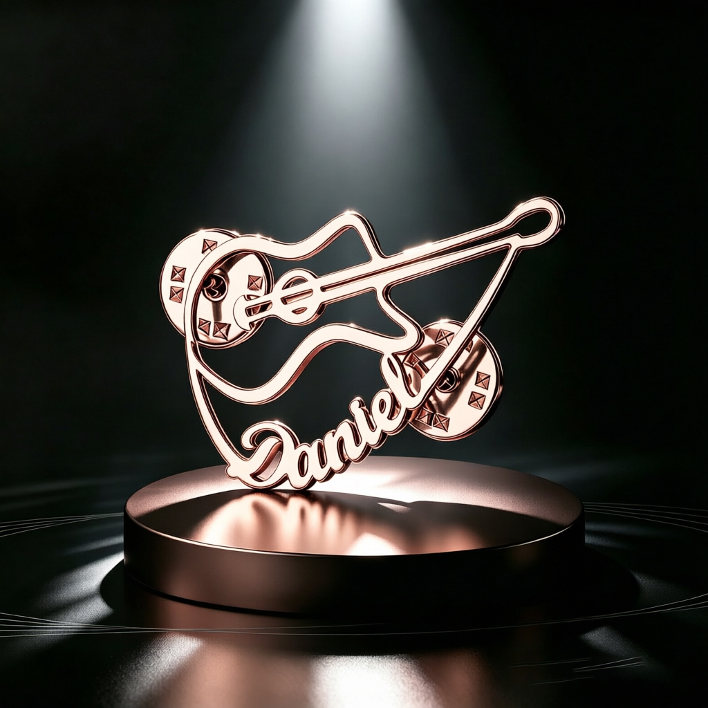 Bros Biola Personalisasi Pin N - Musical Instrument With Names ulasan dan harga