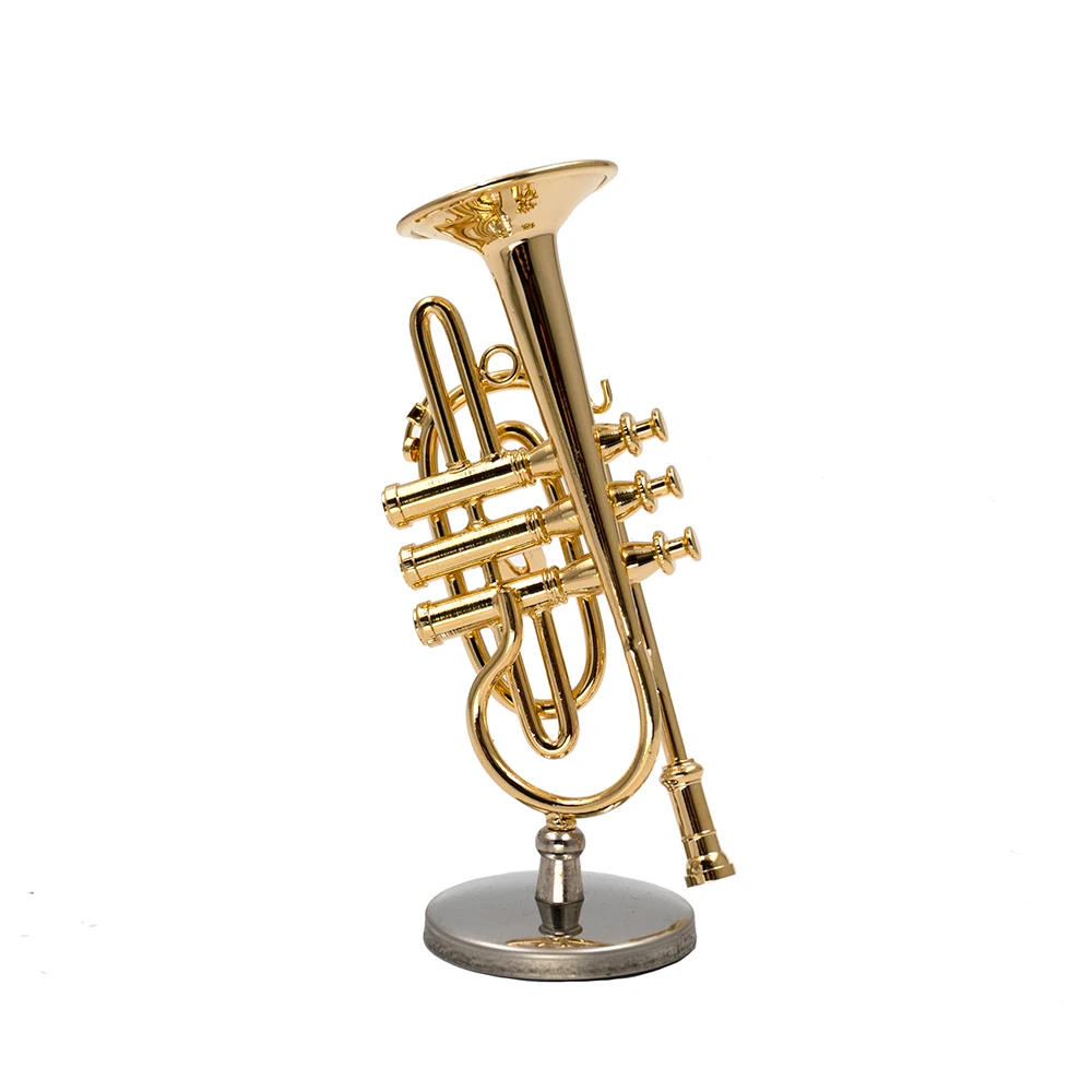 1 Buah Miniatur Tembaga Cornet - Musical Instrument Cornet ulasan dan harga