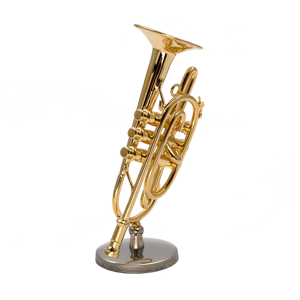 1 Buah Miniatur Tembaga Cornet - Musical Instrument Cornet ulasan dan harga