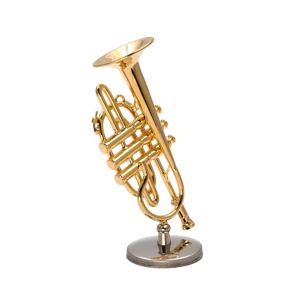 1 Buah Miniatur Tembaga Cornet - Musical Instrument Cornet ulasan dan harga