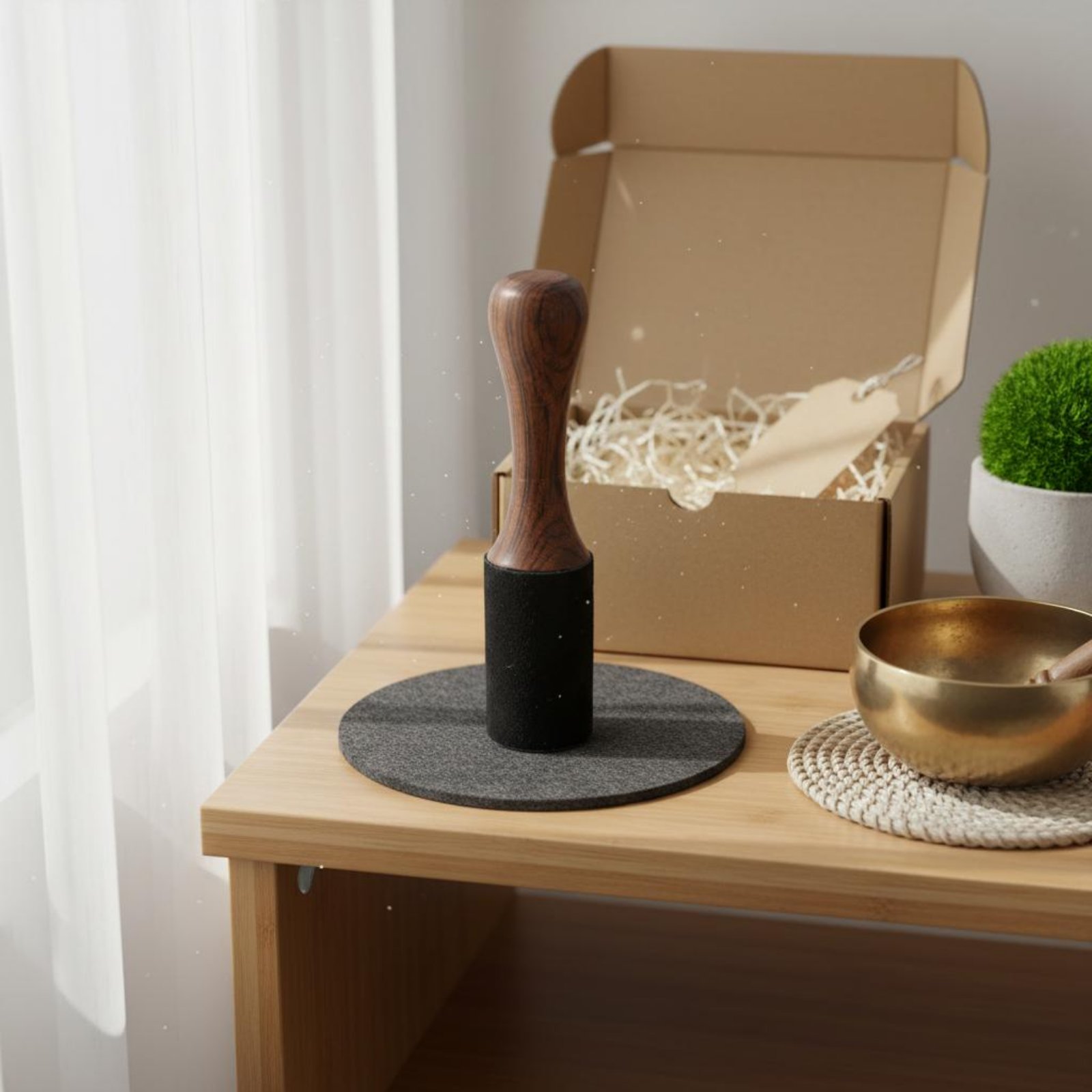 Tongkat Kayu Kokoh untuk Singi - Tibetan Singing Bowl ulasan dan harga