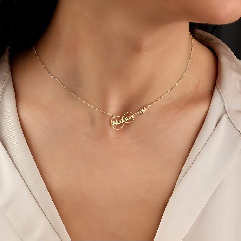 Kalung Biola Personalisasi, Ka - Musical Instrument With Names ulasan dan harga