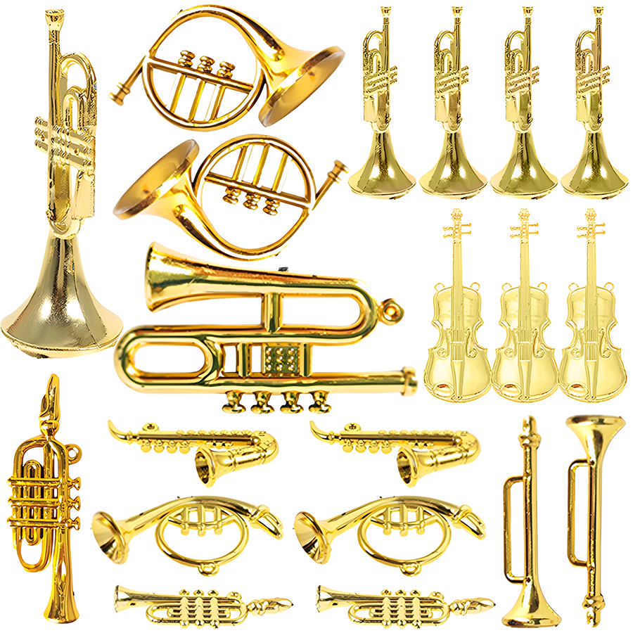 5/10 Buah 2-7Cm Miniatur Ornam - Musical Instrument Veena ulasan dan harga