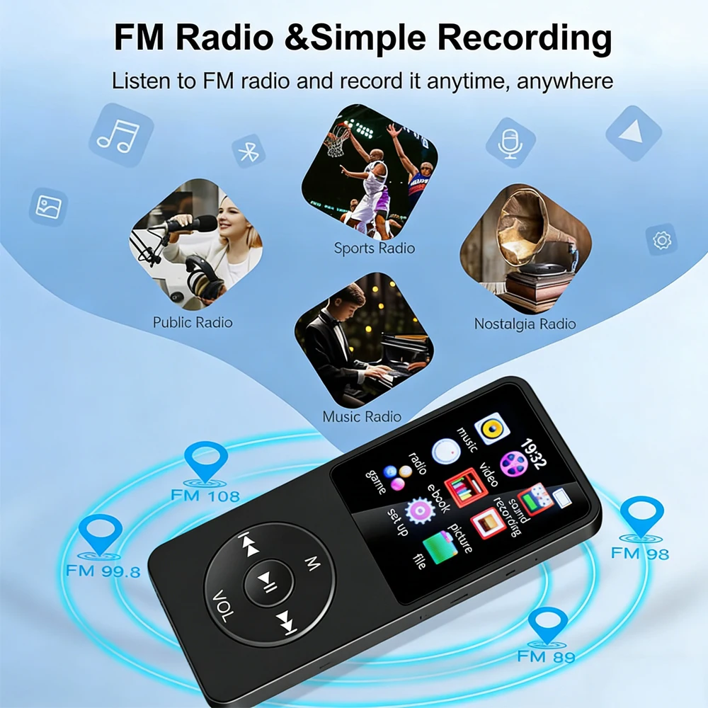 Pemutar MP3 Portabel Bluetooth - Musical Instrument Image ulasan dan harga