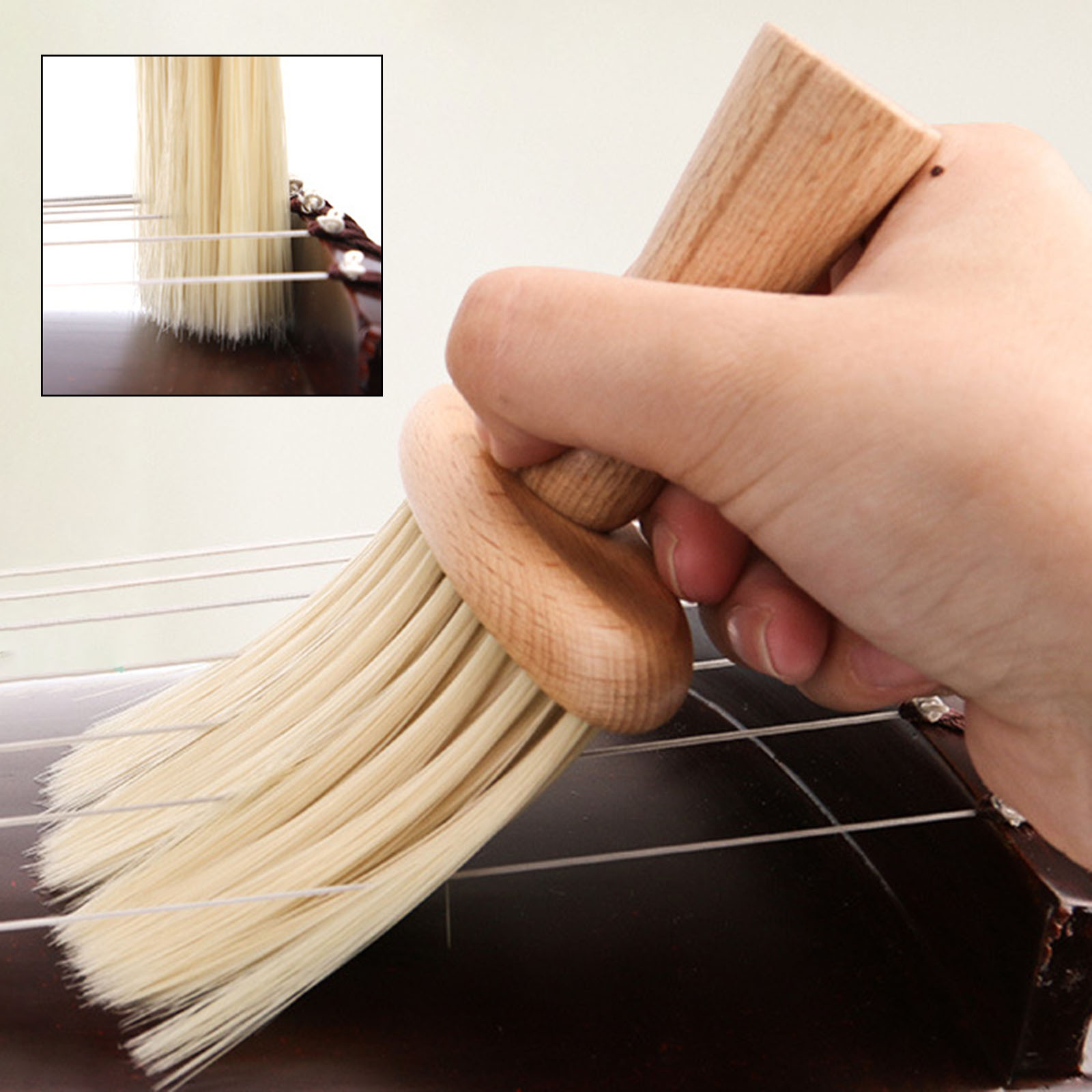 Guzheng sikat pembersih Ukulel - Musical Instrument Veena ulasan dan harga