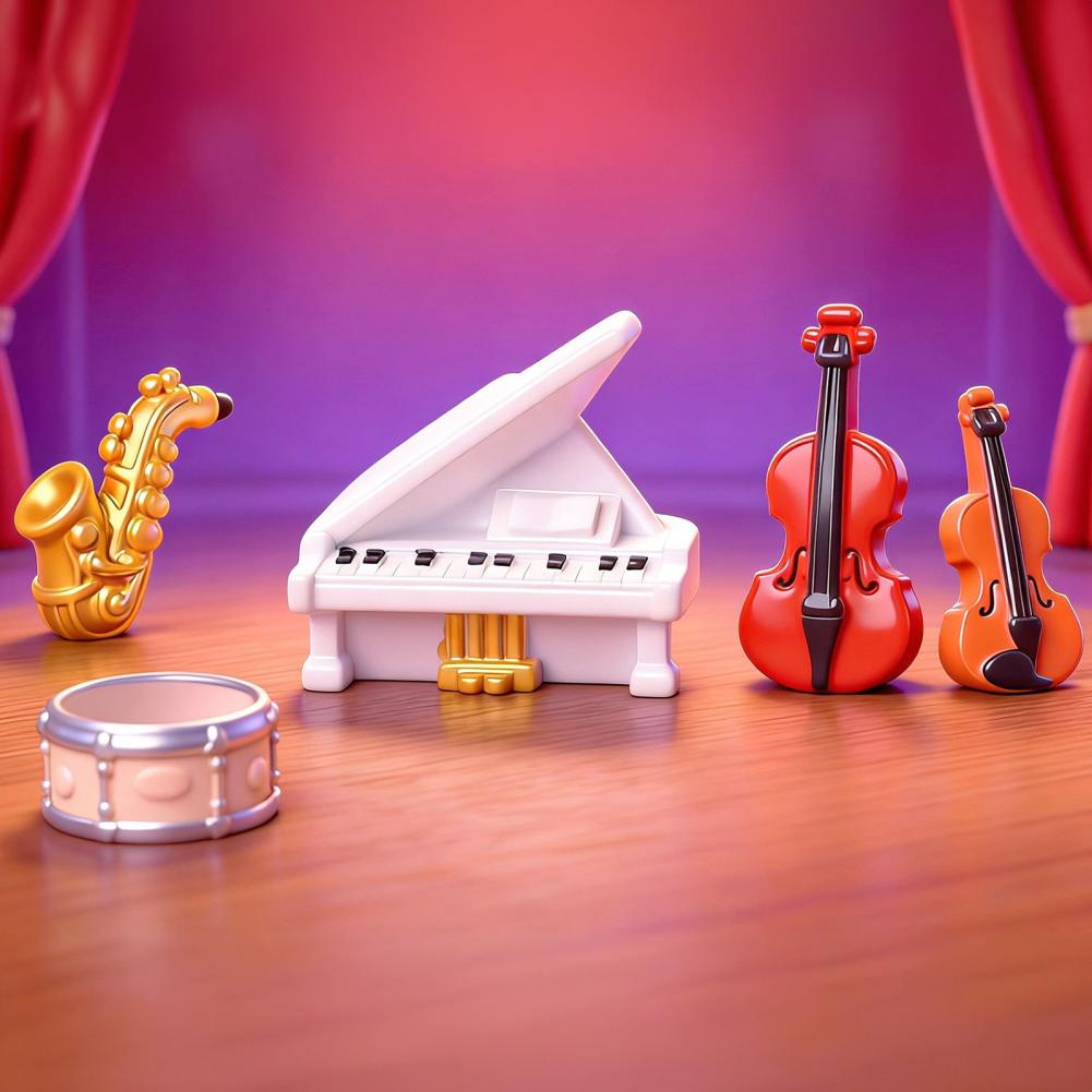Piano Biola Saksofon Miniatur  - Musical Instrument Veena ulasan dan harga