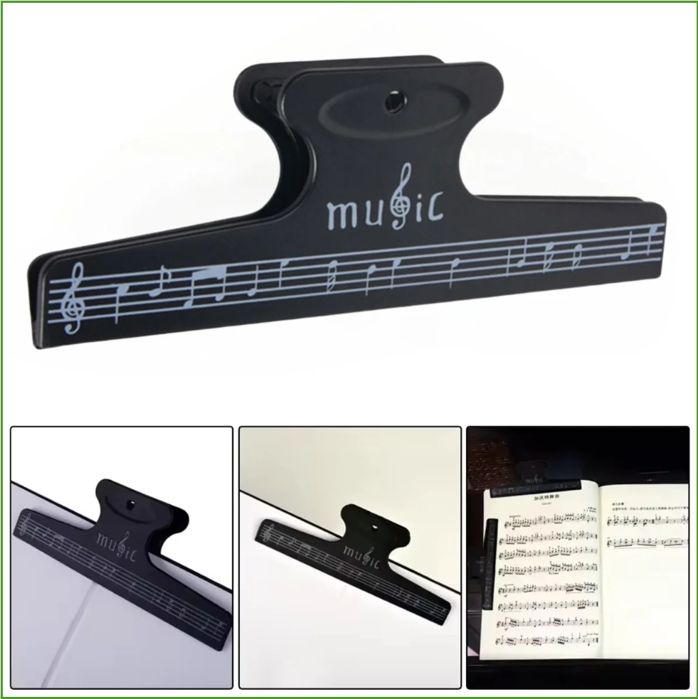 Klip Penjepit Buku Not Musik,  - Musical Instrument Veena ulasan dan harga