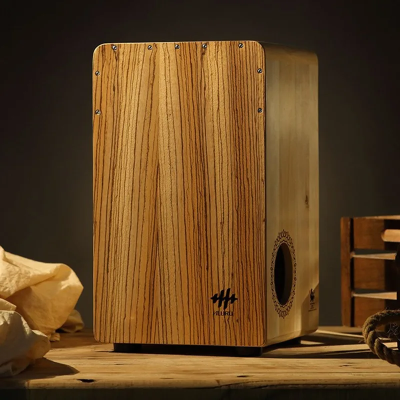 Kotak Cajon kayu padat Drum ta - Cajon Musical Instrument ulasan dan harga