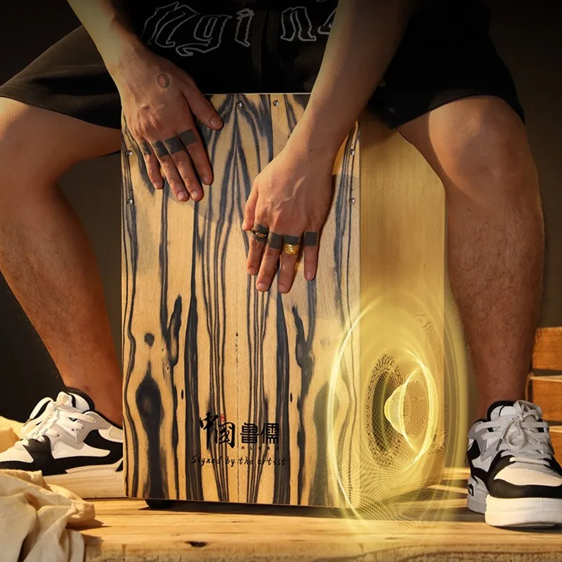 Kotak Cajon kayu padat Drum ta - Cajon Musical Instrument ulasan dan harga