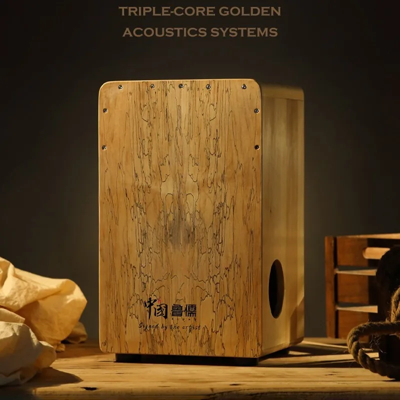 Kotak Cajon kayu padat Drum ta - Cajon Musical Instrument ulasan dan harga
